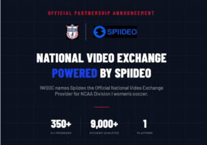 Announcement for partnership between IWSOC and Spiideo
